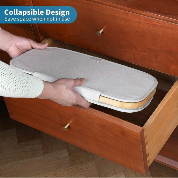 🔥🔥Hot Pick New Slim Laundry Hamper with Lid, with Removable Bag  63L /Beige - Picture 5 of 12